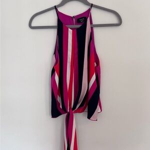 Vici Colorful Striped Halter Blouse